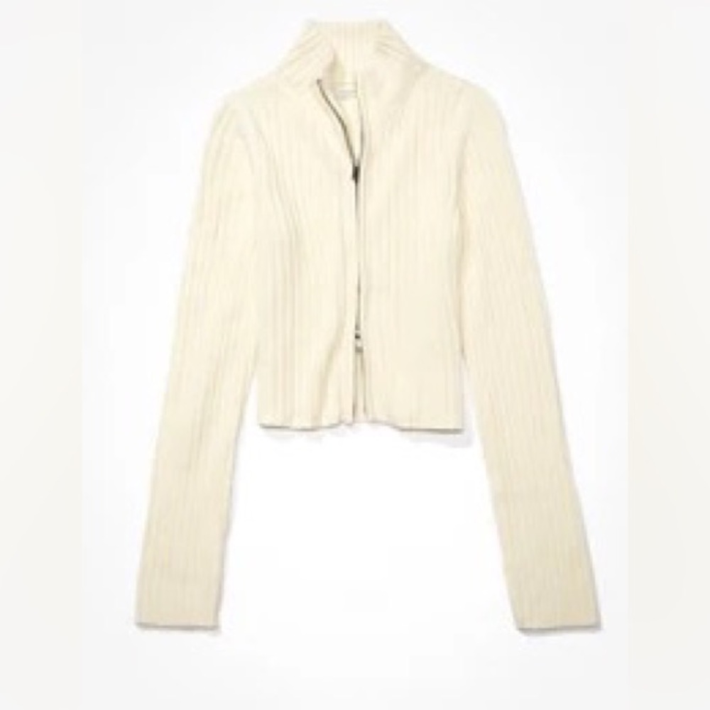 American Eagle Zip Up Sweater